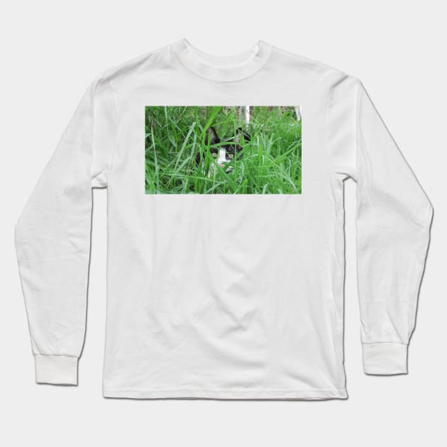 Hidden Cat Long Sleeve T-Shirt by redneckpoet